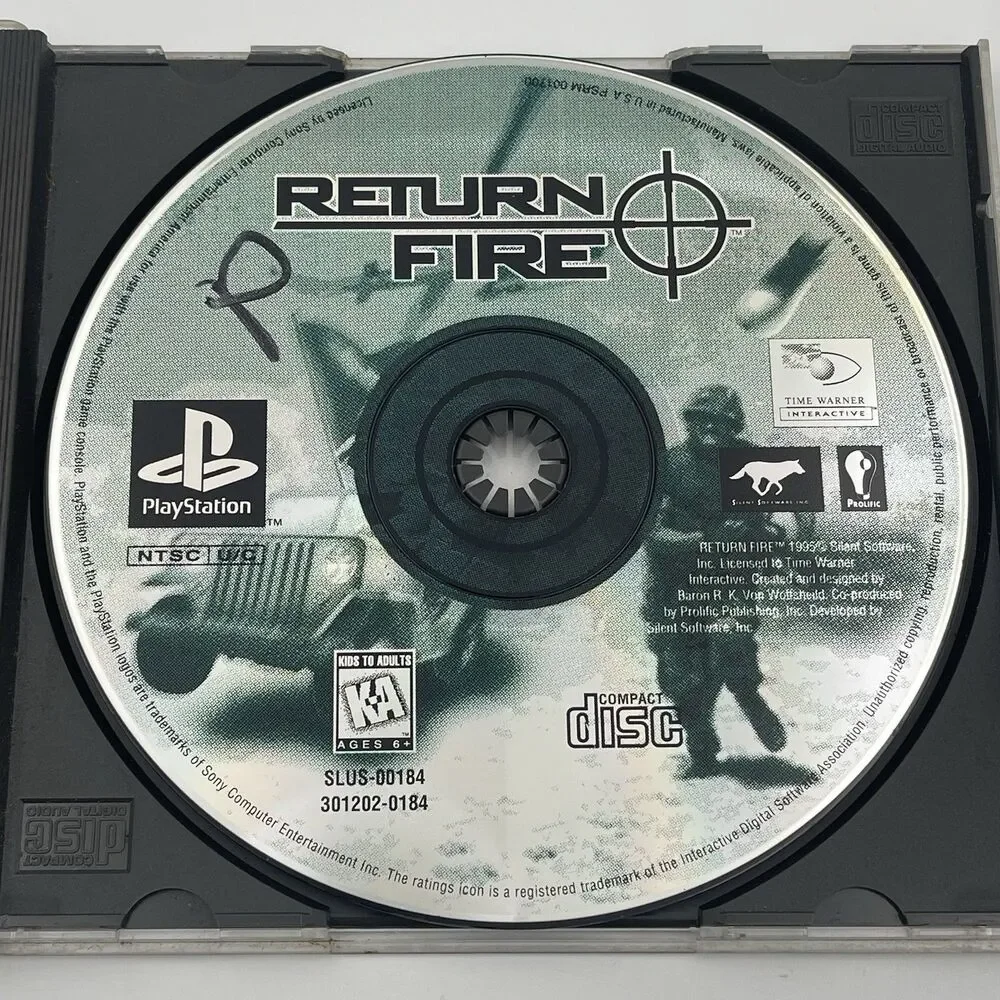Return Fire (Sony PlayStation 1, 1995) PS1 Game - Disc Only
